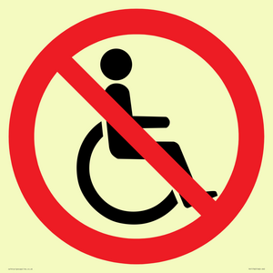 P914 Prohibition: No disabled access